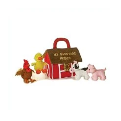 Aurora My Barnyard Friends Plush Playset With Sound - 20434 Red