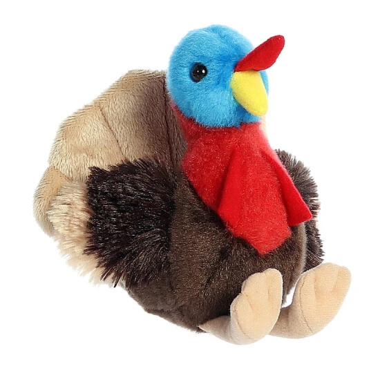 Aurora - Mini Flopsie - 8" Thomas Turkey Brown 1 Aurora - Mini Flopsie - 8" Thomas Turkey Brown