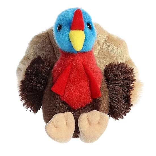 Aurora - Mini Flopsie - 8" Thomas Turkey Brown 2 Aurora - Mini Flopsie - 8" Thomas Turkey Brown - Image 2
