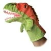Aurora - Hand Puppet - 10" Velociraptor Dinosaur Green