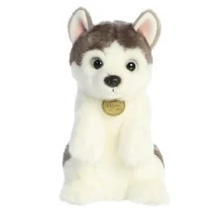 Aurora - Miyoni - Sitting Pretty - 10" Husky Pup White