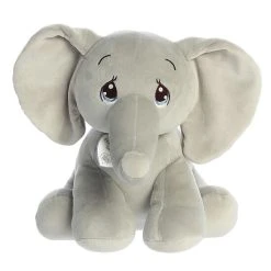 Aurora - Precious Moments - 12" Squishy Tuk Elephant Grey