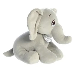 Aurora - Precious Moments - 12" Squishy Tuk Elephant Grey -Aurora Shop unnamed file 1158