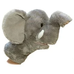 Aurora - Hand Puppet - 10" Elephant Grey