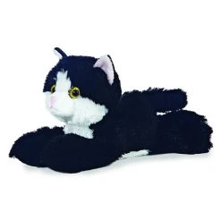 Aurora - Mini Flopsie - 8" Maynard Tuxedo Cat Black