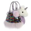 Aurora - Fancy Pals - 7" Shimmers Rainbow Unicorn Pet Carrier Multi-color