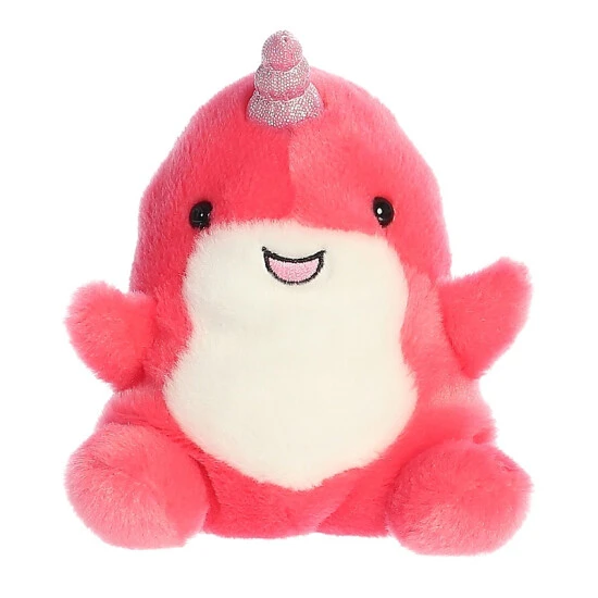 Aurora - Palm Pals - 5" Nia Narwhal Pink 1 Aurora - Palm Pals - 5" Nia Narwhal Pink