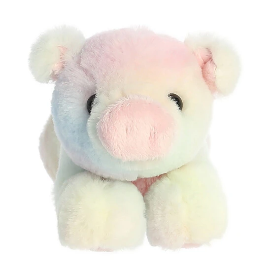 Aurora - Mini Flopsie - 8" Rainbow Piglet Multicolor 2 Aurora - Mini Flopsie - 8" Rainbow Piglet Multicolor - Image 2