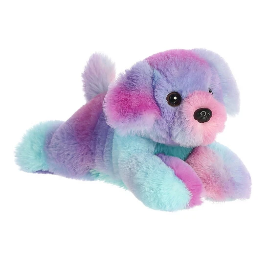 Aurora - Mini Flopsie - 8" Rainbow Puppy Purple 1 Aurora - Mini Flopsie - 8" Rainbow Puppy Purple