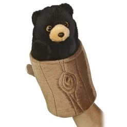 Aurora - Pop-Up Puppet - 10" Black Bear -Aurora Shop unnamed file 1524