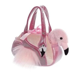 Aurora - Fancy Pals - 7" Ava Flamingo Pet Carrier Multi