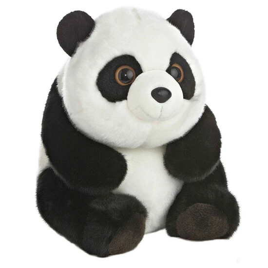 Aurora - Lin Lin - 13.5" Sitting Panda Black 1 Aurora - Lin Lin - 13.5" Sitting Panda Black