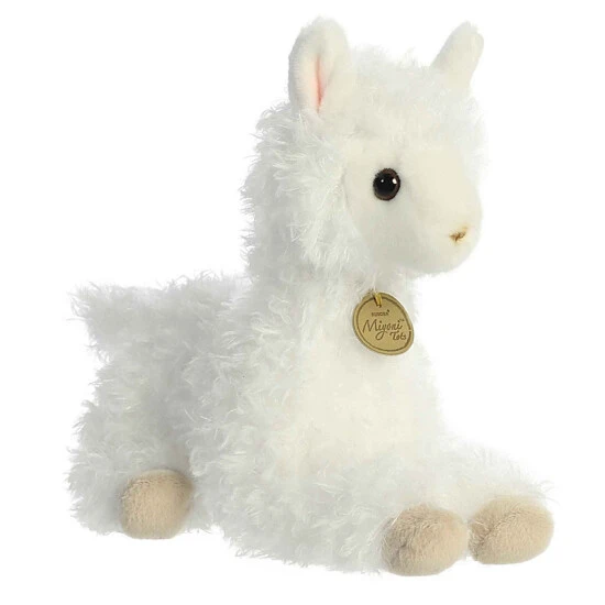 Aurora - Miyoni Tots - 10" Cria Llama White 1 Aurora - Miyoni Tots - 10" Cria Llama White