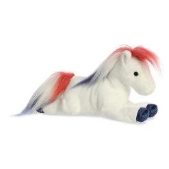 Aurora - Flopsie - 12" Banner Horse White