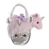 Aurora - Fancy Pals - 7" Grape Unicorn Pet Carrier Multi