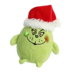 Aurora - Dr. Seuss - 3.5" Santa Grinch Light Up Green