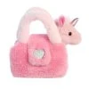 Aurora - Fancy Pals - 6" Plushy Pink Unicorn Pet Carrier