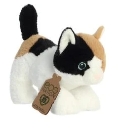 Aurora - Eco Nation - 8.5" Calico Cat White