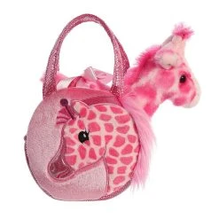 Aurora - Fancy Pals - 7" Jungle Bundles Giraffe Pet Carrier Multi