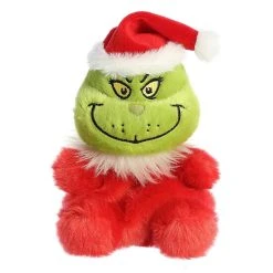 Aurora - Dr. Seuss - 5" Santa Grinch Palm Pal Red