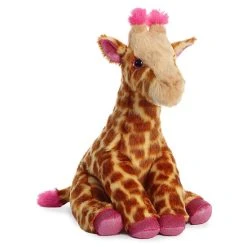 Aurora - Destination Nation Boutique - 12" Giraffe - Pink Multi