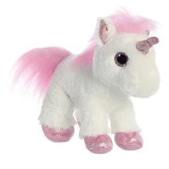 Aurora - Sparkle Tales - 12" Pink Unicorn White