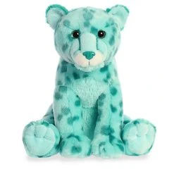 Aurora - Destination Nation Boutique - 12" Cheetah - Aqua Blue