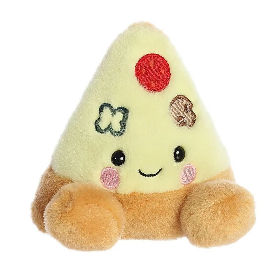Aurora - Palm Pals - 5" Peppa Pizza Slice Brown 2 Aurora - Palm Pals - 5" Peppa Pizza Slice Brown - Image 2