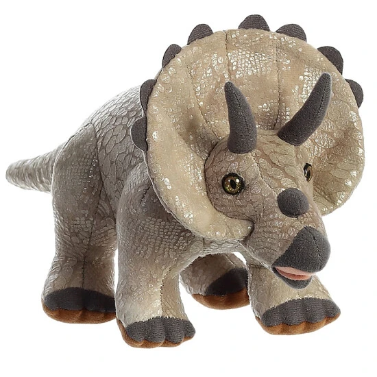 Aurora - Dinosaur - 13" Triceratops Brown 1 Aurora - Dinosaur - 13" Triceratops Brown