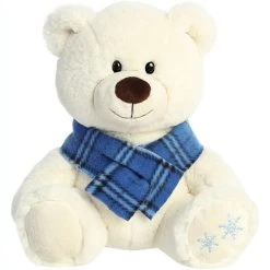 Aurora - Indigo Bear - 12" Bear White