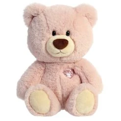 Aurora - Bear - 13.5" Hugga-Wug Hearts Bear - Pink