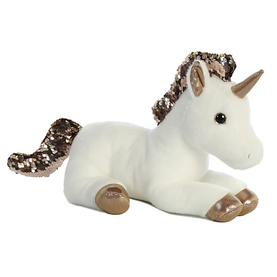 Aurora - Shimmers - 11" Shimmers Rose-Gold Unicorn 1 Aurora - Shimmers - 11" Shimmers Rose-Gold Unicorn