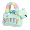 Aurora - Fancy Pals - 6.5" Rainbow Sweet Koala Pet Carrier Green