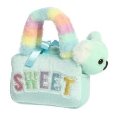 Aurora - Fancy Pals - 6.5" Rainbow Sweet Koala Pet Carrier Green