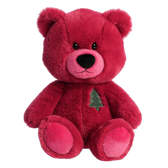 Aurora - Hugga-Wug Bear - 13.5" Tree Bear Red 1 Aurora - Hugga-Wug Bear - 13.5" Tree Bear Red