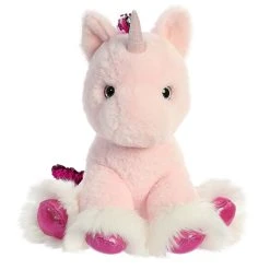 Aurora - Shimmers - 9" Shimmery Clouds Unicorn - Pink