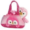 Aurora - Fancy Pals - 7" PomPom Penguin - Pink Pet Carrier Multi