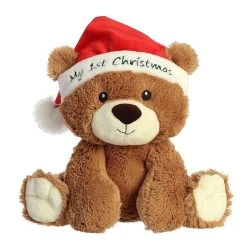 Aurora - Holiday - 10" My First Christmas Bear Brown