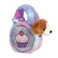 Aurora - Fancy Pals - 6" Cupcake Pop Pup Pet Carrier Brown