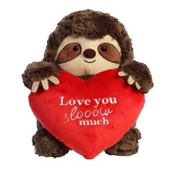 Aurora - Val Sayings - 9" Love You Slow Much Sloth Brown