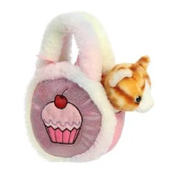 Aurora - Fancy Pals - 6" Cupcake Pop Kitten Pet Carrier Orange