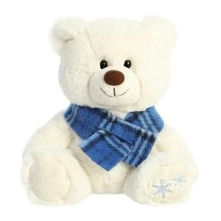 Aurora - Indigo Bear - 8.5" Bear White