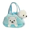 Aurora - Fancy Pals - 7" Peek-A-Boo Polar Bear Pet Carrier Multi