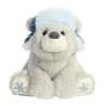 Aurora - Pewter Bear - 8" Bear White