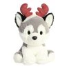 Aurora - Holiday Cheer - 8.5" Antler Husky Grey