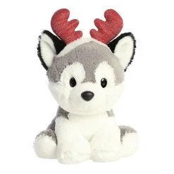 Aurora - Holiday Cheer - 8.5" Antler Husky Grey