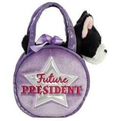 Aurora - Fancy Pals - 7" Future President Pet Carrier Purple