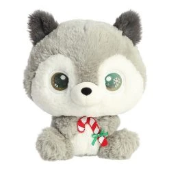 Aurora - Lenticular - 6" Snowflake Husky Grey