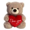 Aurora - Jolie Bear - 6.5" I Love You Bear - Taupe Brown
