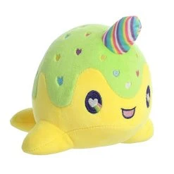 Aurora - Tasty Peach - 7" Neon Lollipop Nomwhal Yellow